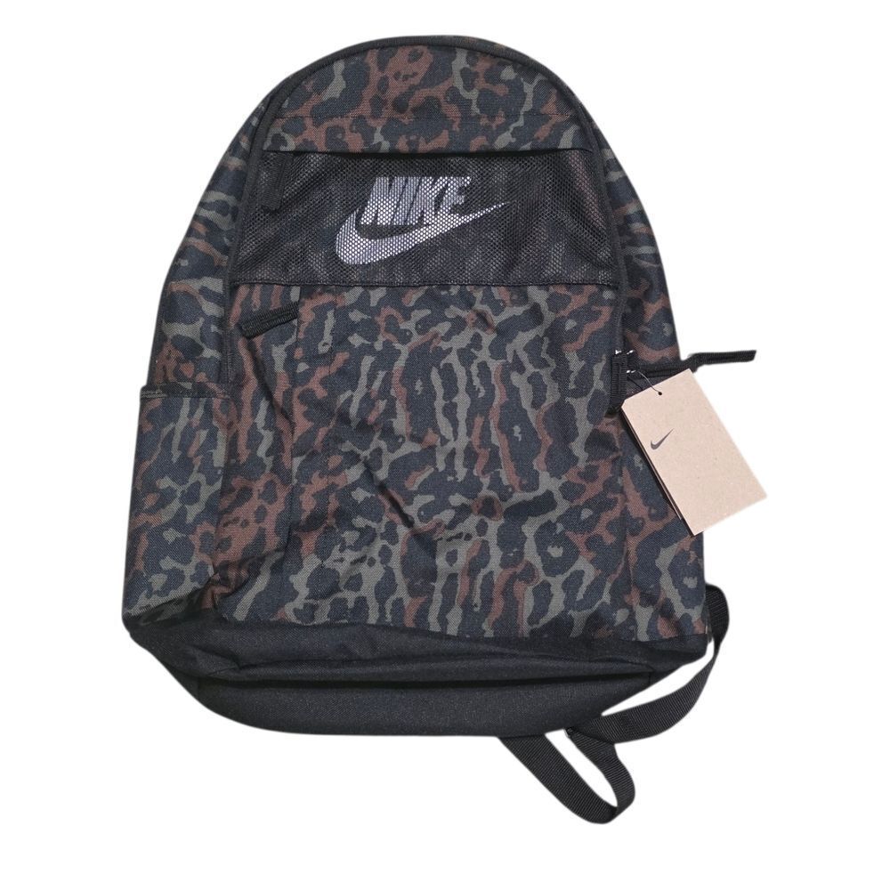 Nike Black Green and Brown Camo Backpack Sleek Urban Design